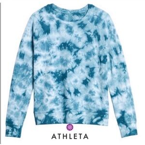 NWT ATHLETA Sundown Sweatshirt Tie-Dye size LT (large tall)